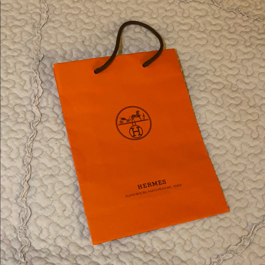 Authentic Hermes Shopping Bag
